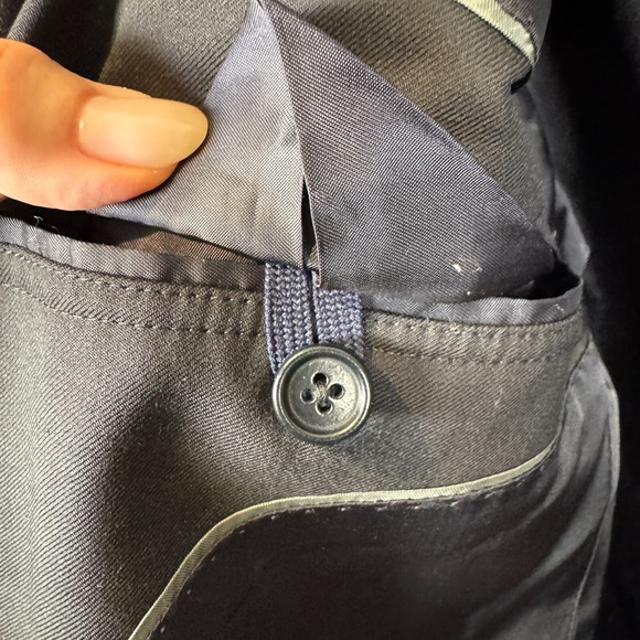 Brooks Brothers Blazer Black Wool 3 Button Single Vented‎ Suit Jacket Mens 38S - Picture 6 of 13